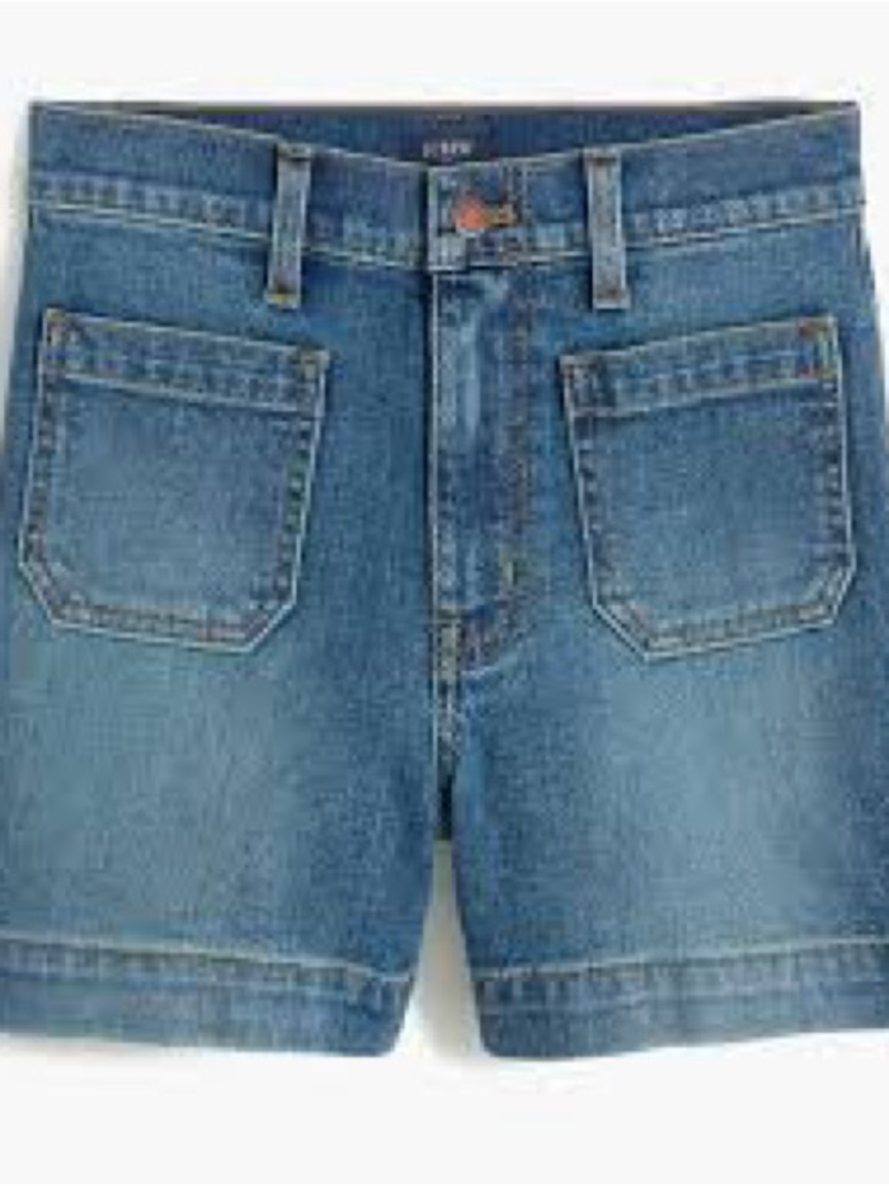 J. Crew Factory Front Patch Pocket Denim Shorts